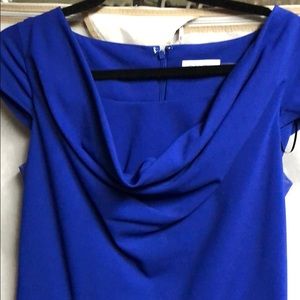 Blue Calvin Klein dress with pockets